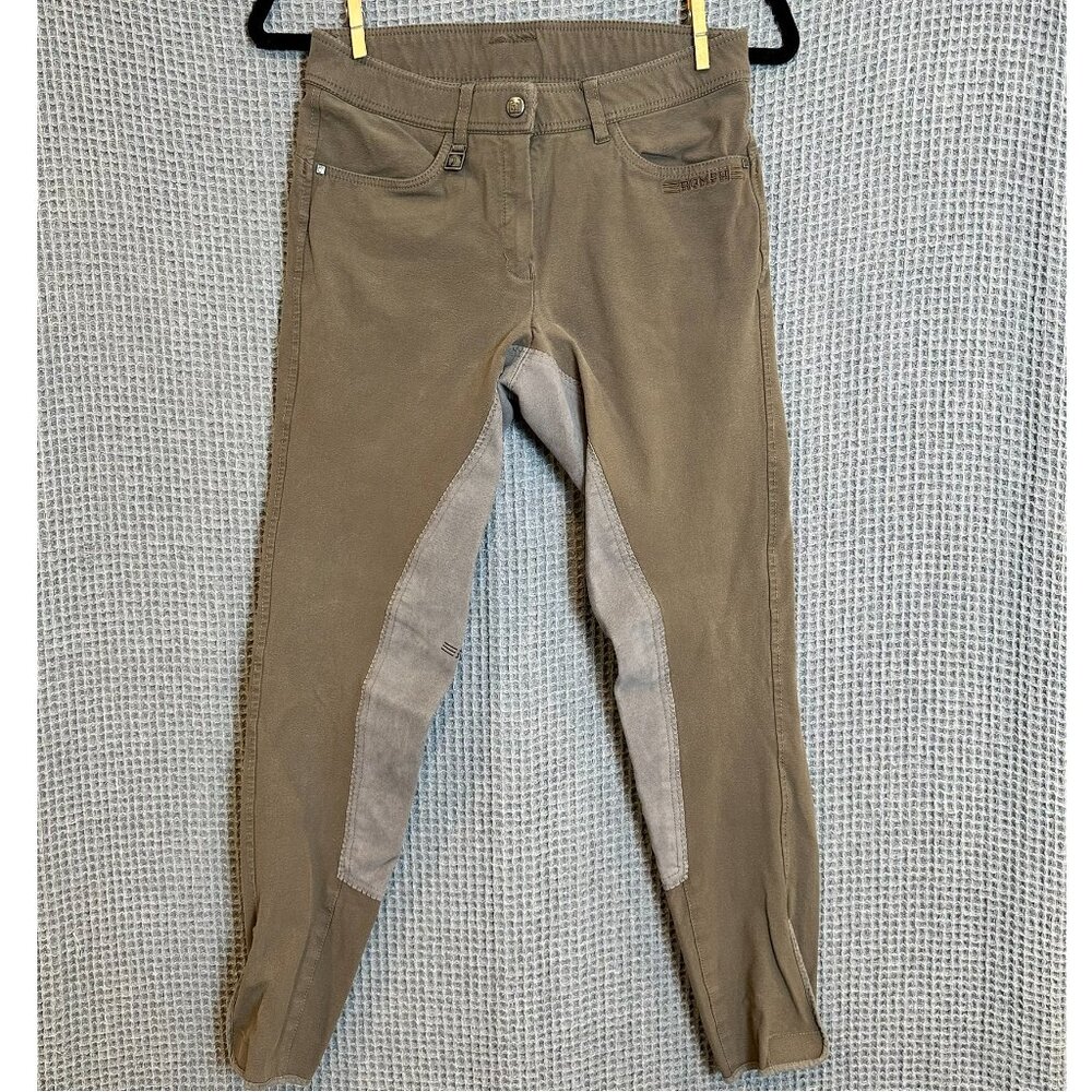 Romfh Full Seat Breeches 28L Tan/Taupe Equestrian Riding Pants